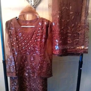 Brand New 3 pc gharara suit size Medium